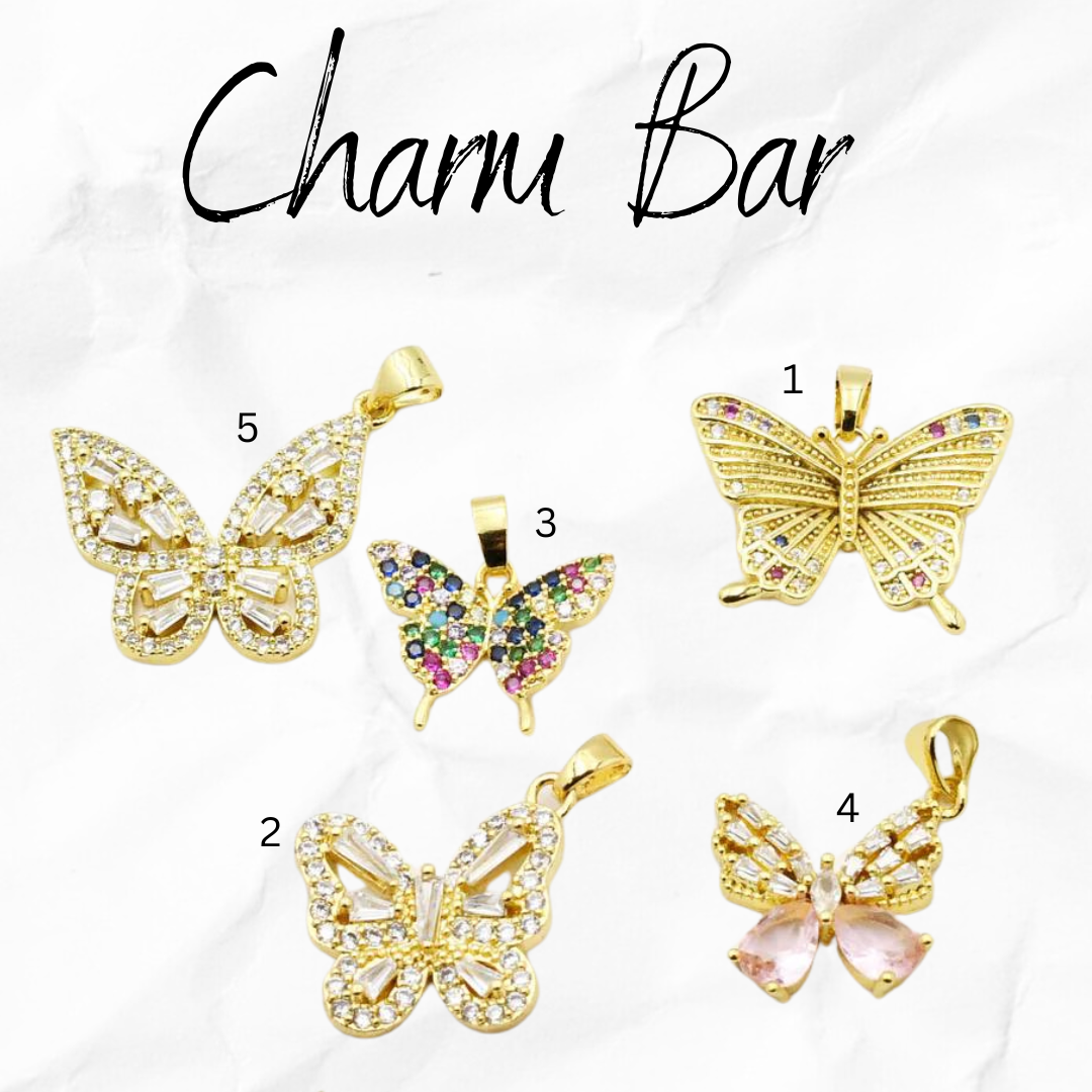 Butterfly charm collection