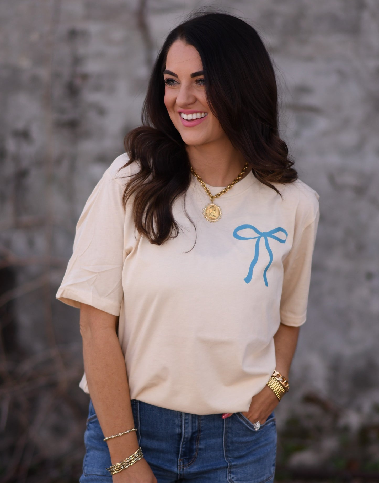 My Worship Is Loud Because My Wounds Were Deep Bow Tee