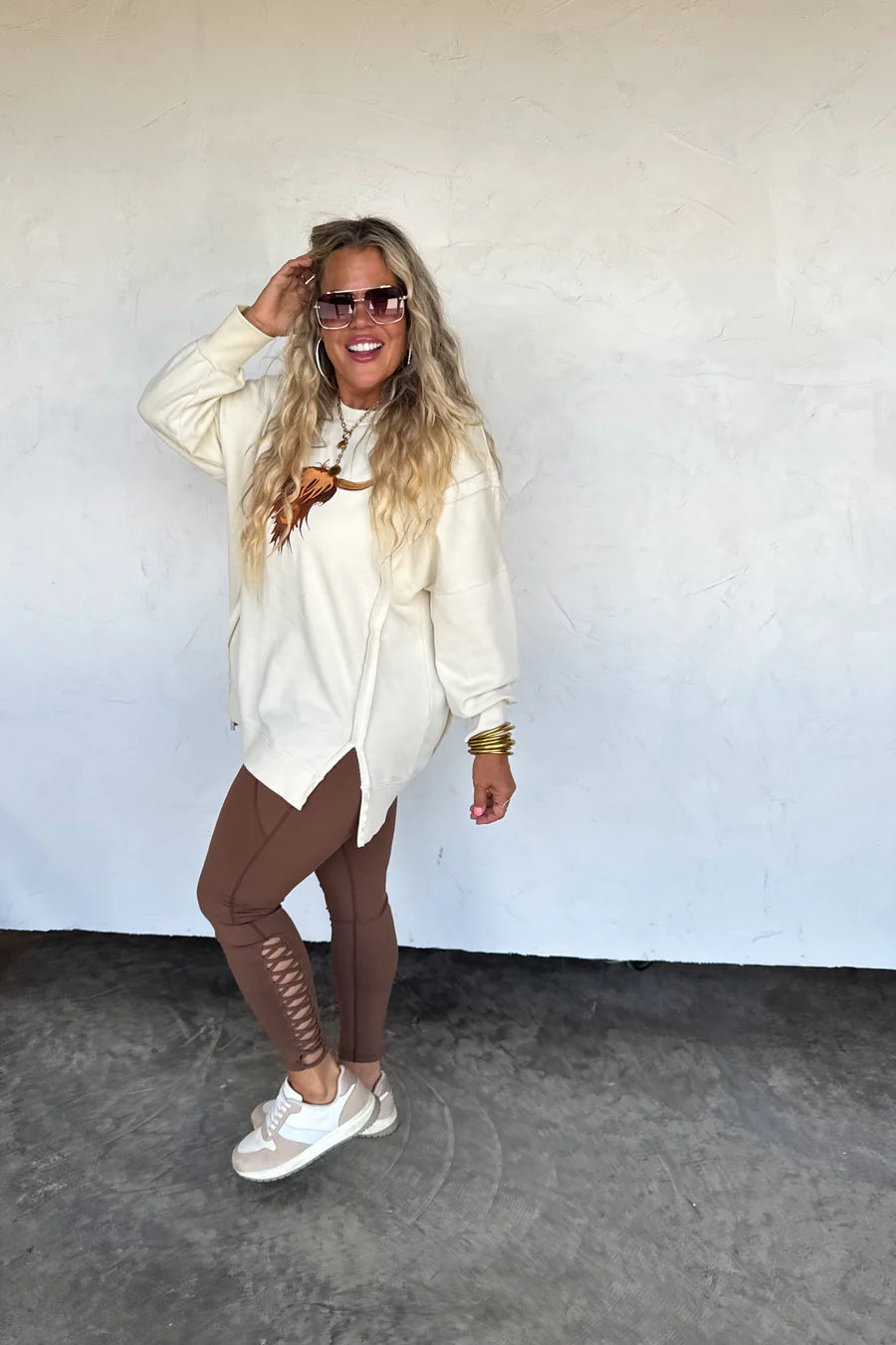 Blakeley Signature Leggings in Brown