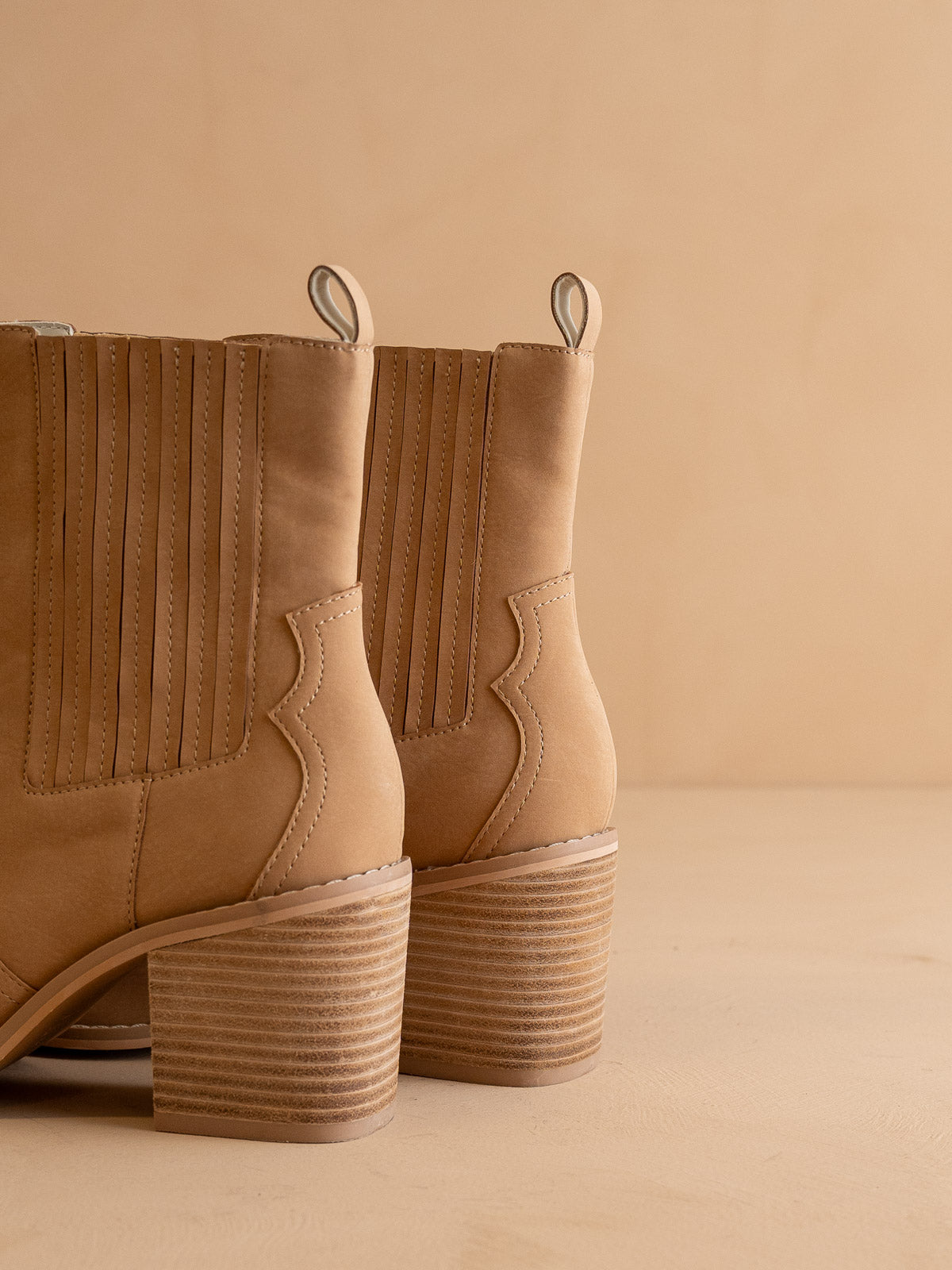 Camel Western Inspired Boot