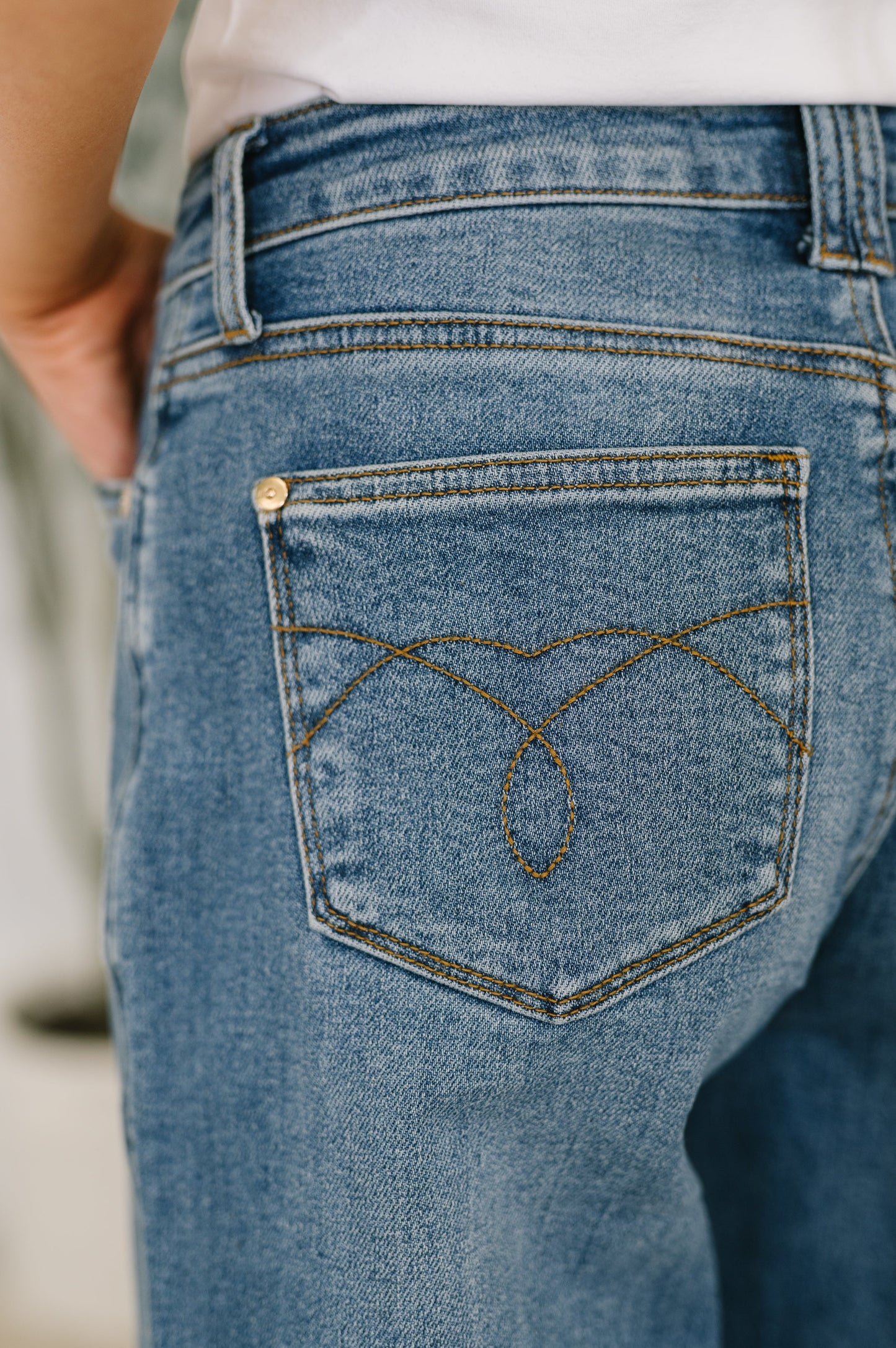 High waist barrel jeans by Judy Blue