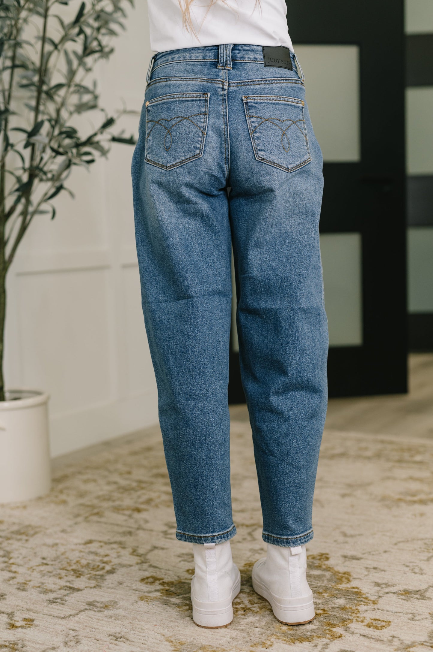 High waist barrel jeans by Judy Blue