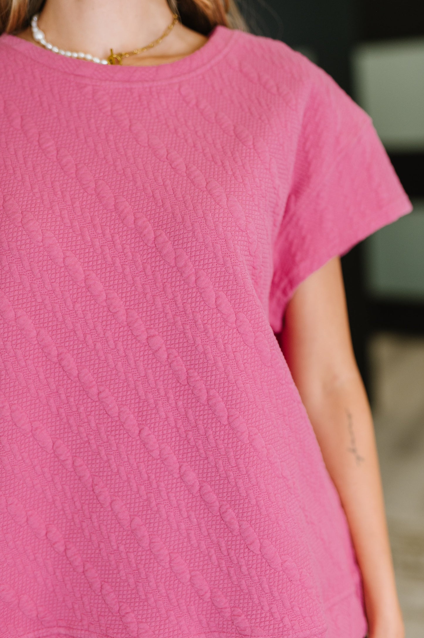 Cropped Flair bottoms in Pink By See and be Seen