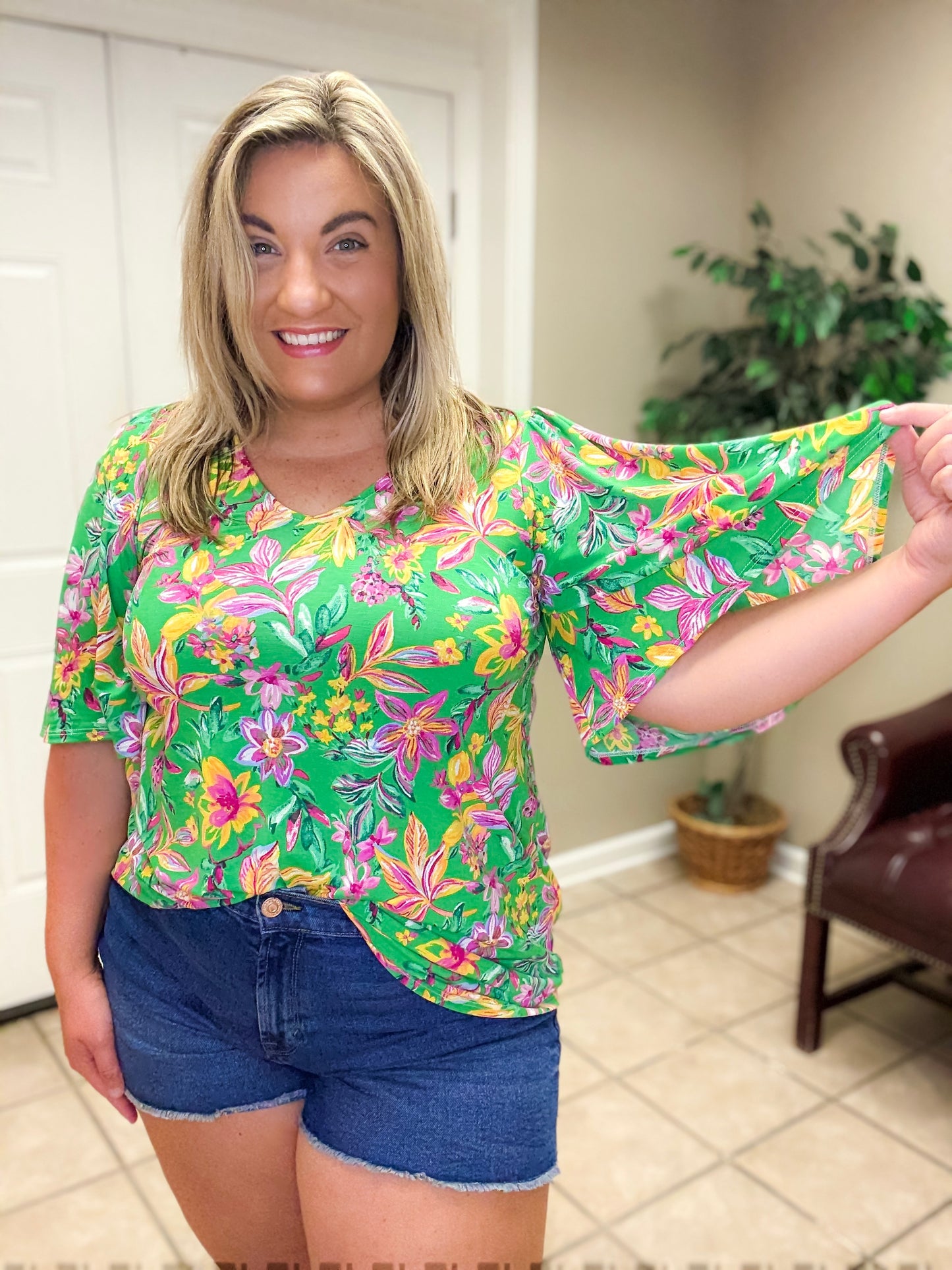 Cali Top in Kelly Greenby Dear Scarlett