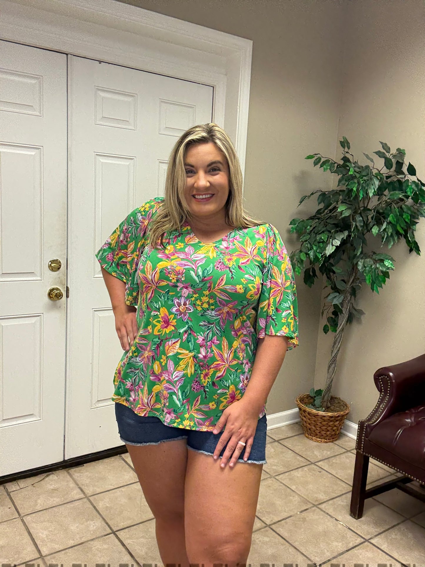 Cali Top in Kelly Greenby Dear Scarlett