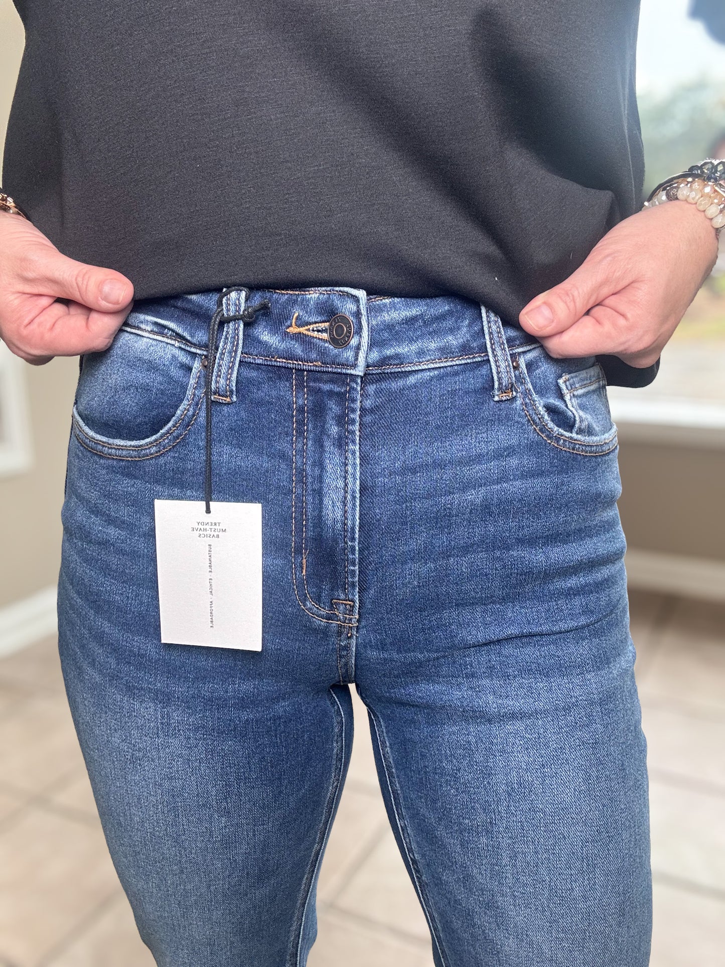 Dark Wash Bootcut Denim Jeans
