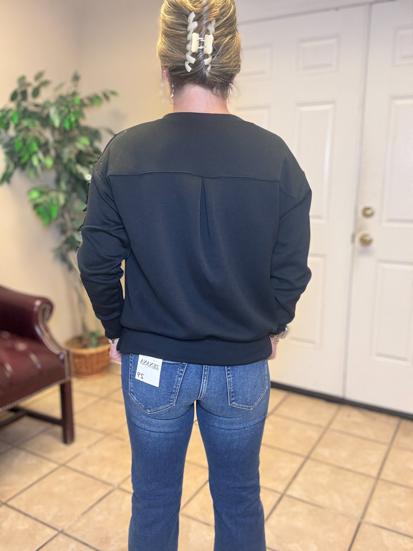 Travel Malibu Pullover by Dear Scarlett in Black