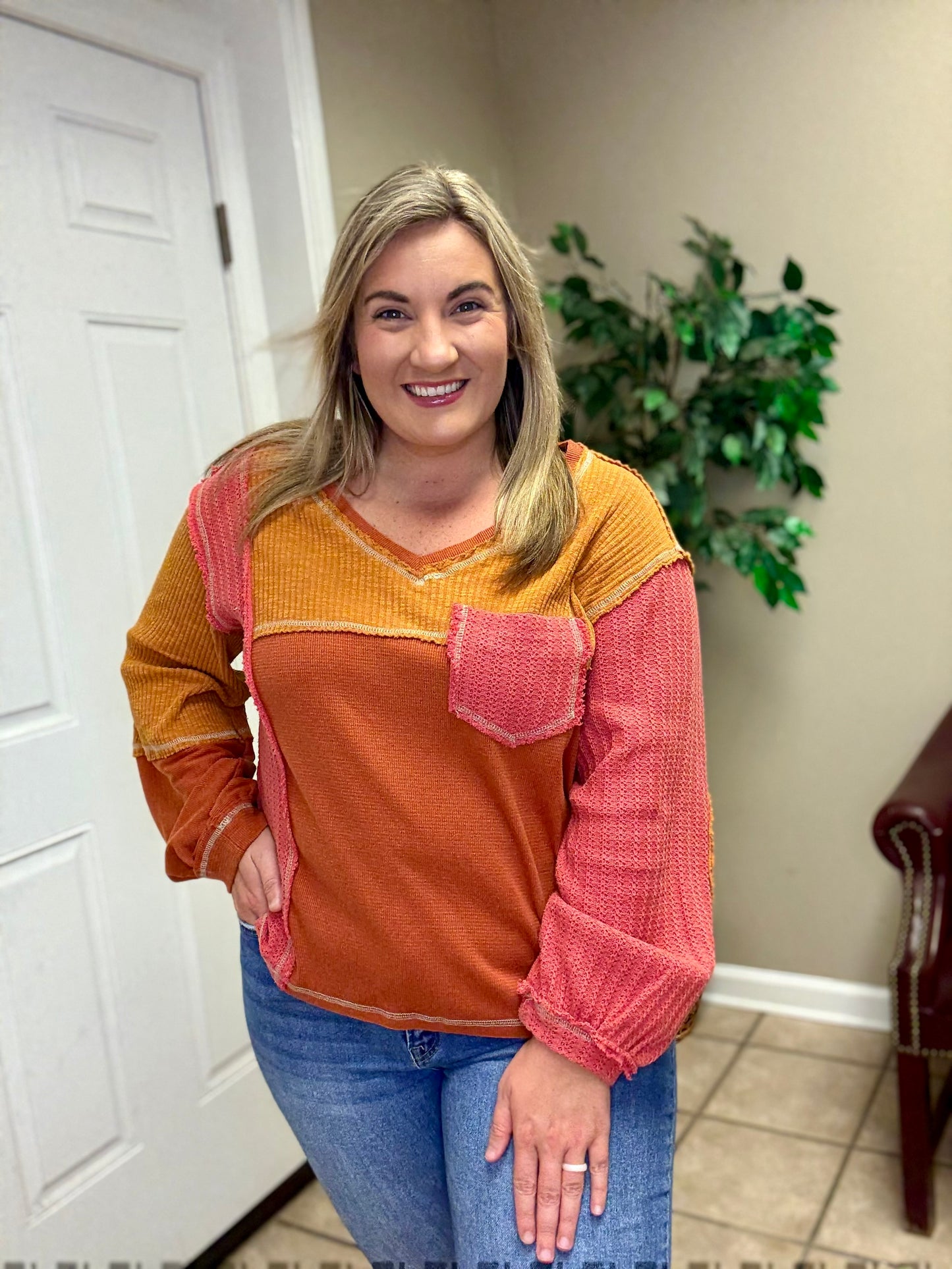 Balloon Sleeve Thermal Rib by Pol