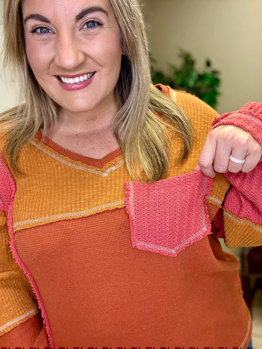 Balloon Sleeve Thermal Rib by Pol