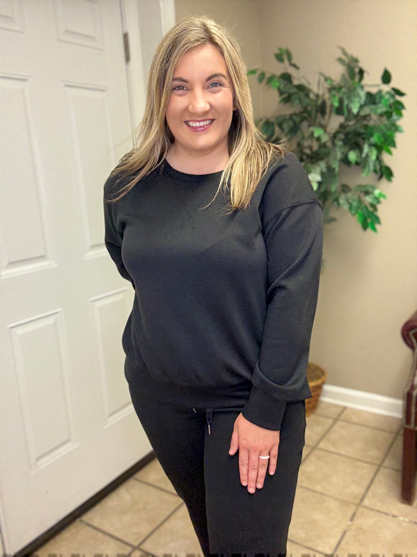 Travel Malibu Pullover by Dear Scarlett in Black