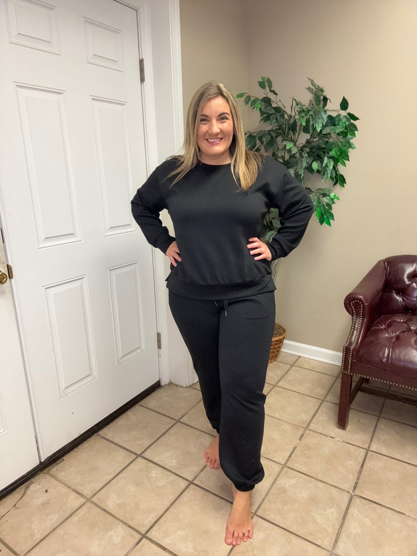 Travel Malibu Pullover by Dear Scarlett in Black