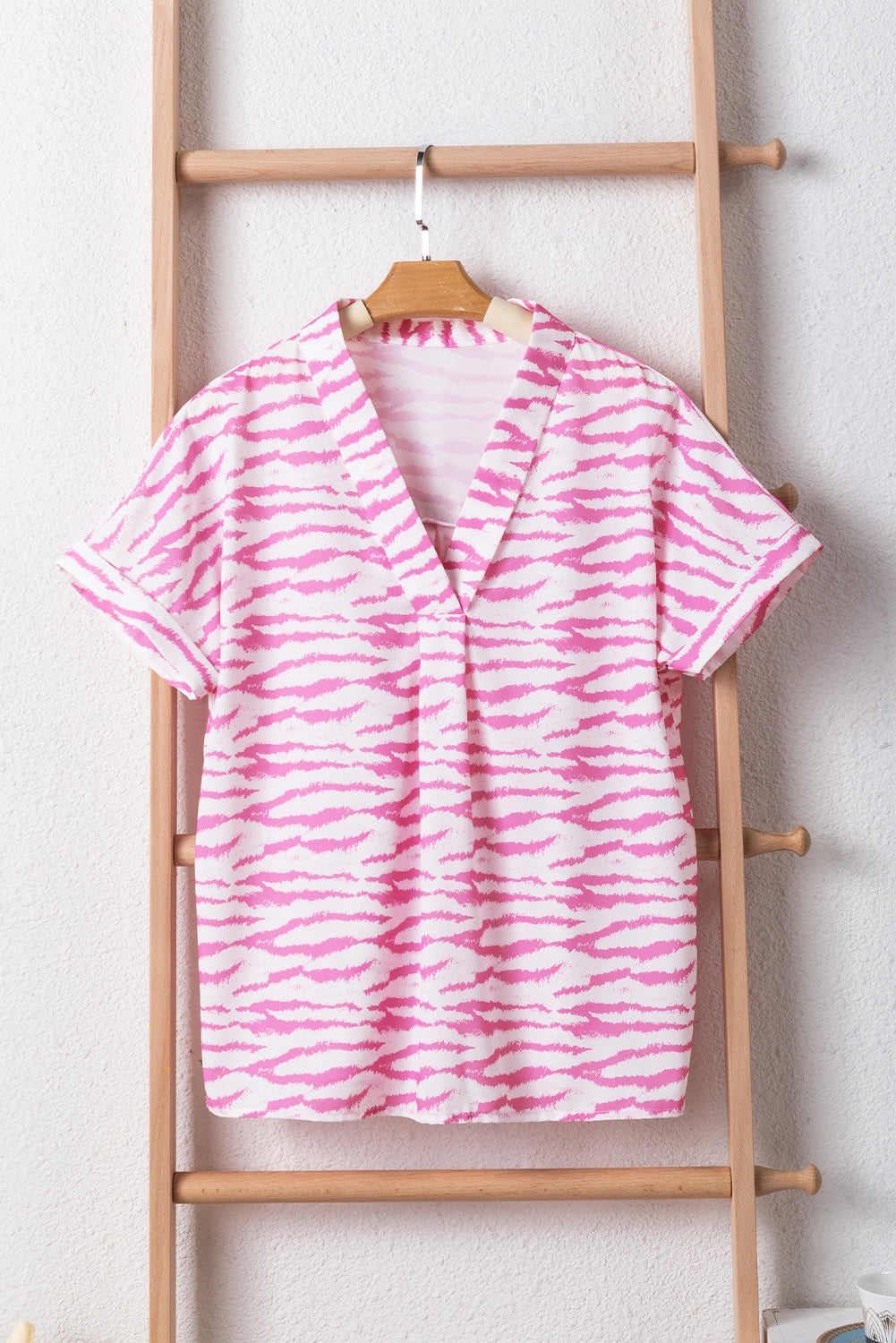 Pink Zebra Blouse May.