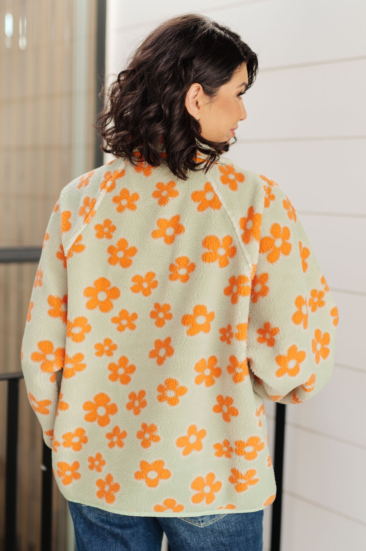 Floral fleece jacket by Haptics