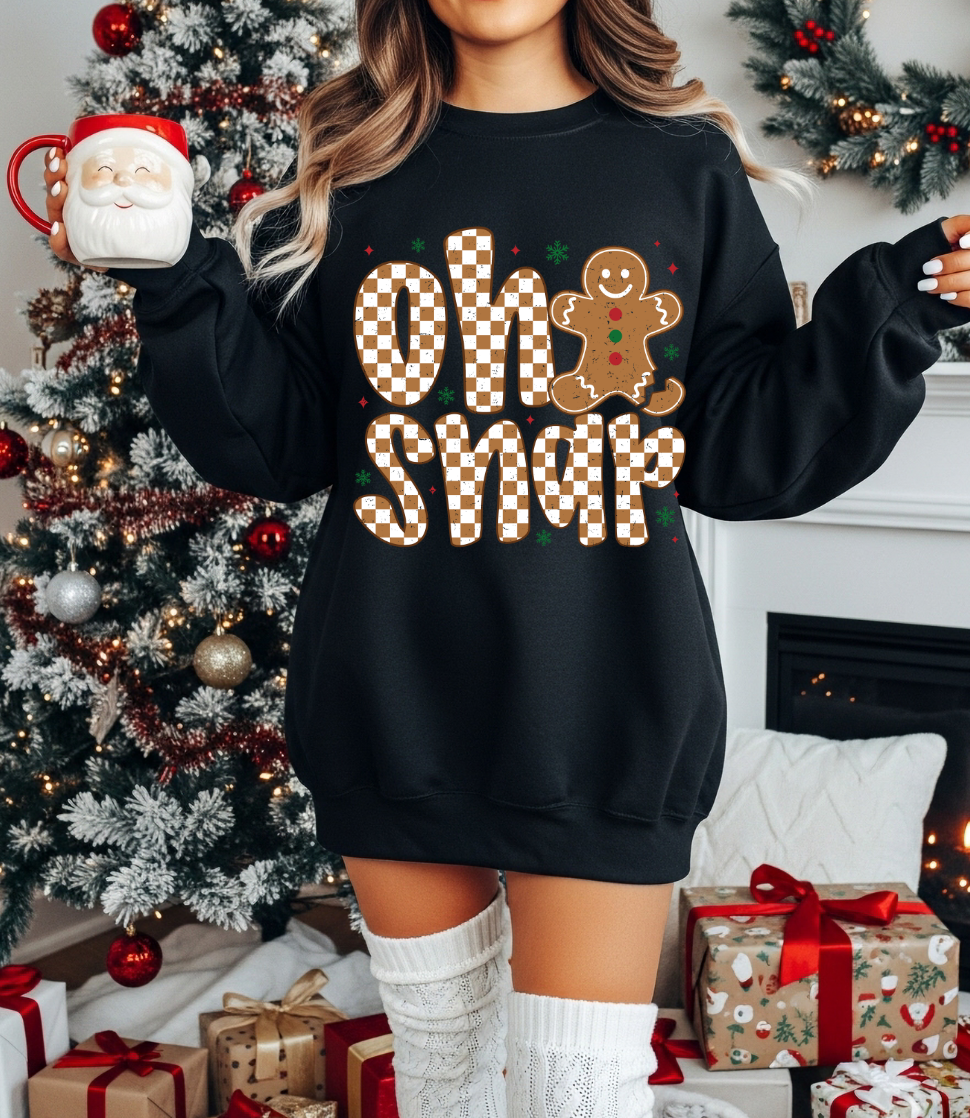 Oh Snap Graphic Tee and sweathirt