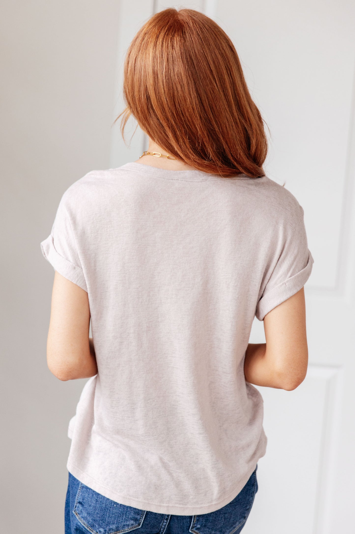 Taupe, Burnout jersey knit, dolman sleeve top