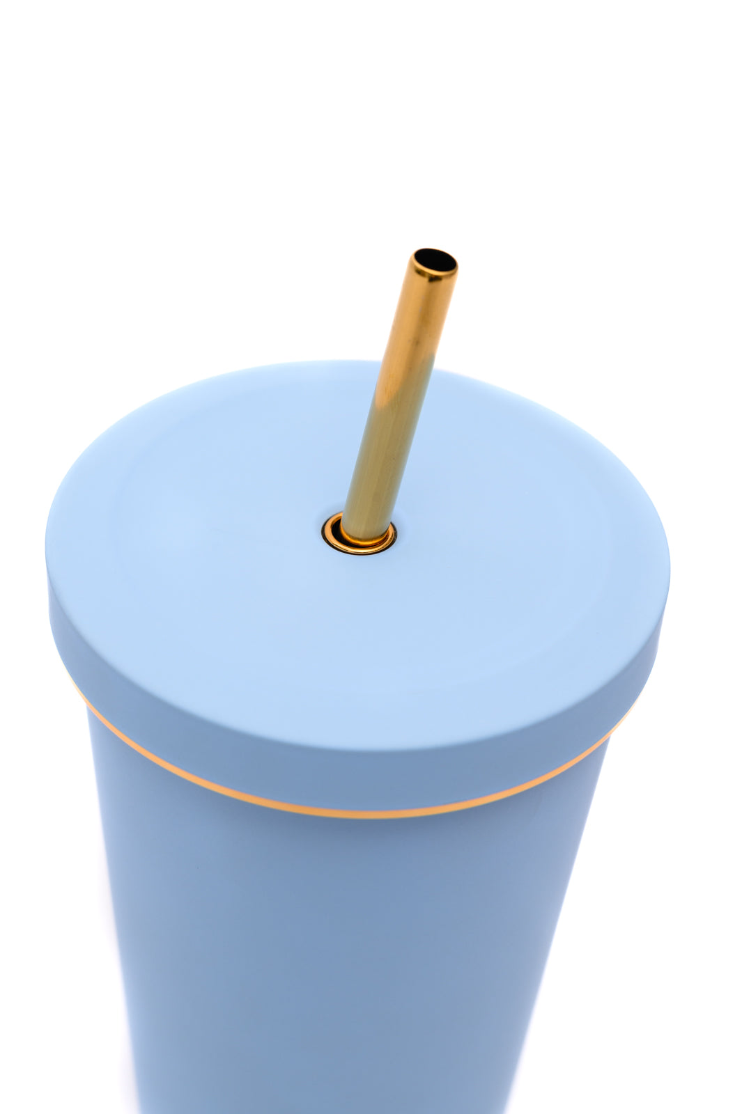 Total Eclipse Tumbler in Sky Blue
Double Layer 304 Stainless Steel
Gold Colored Accents & Straw
Straw Cleaning Brush Included
25 oz
10.1 x 6.8 x 20.5cm