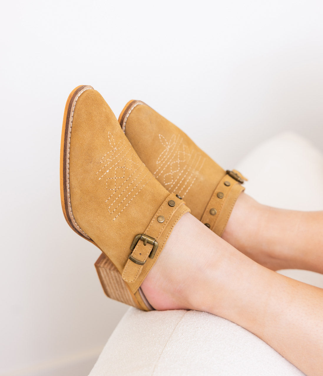 Western Mule in Tan by Naughty Monkey