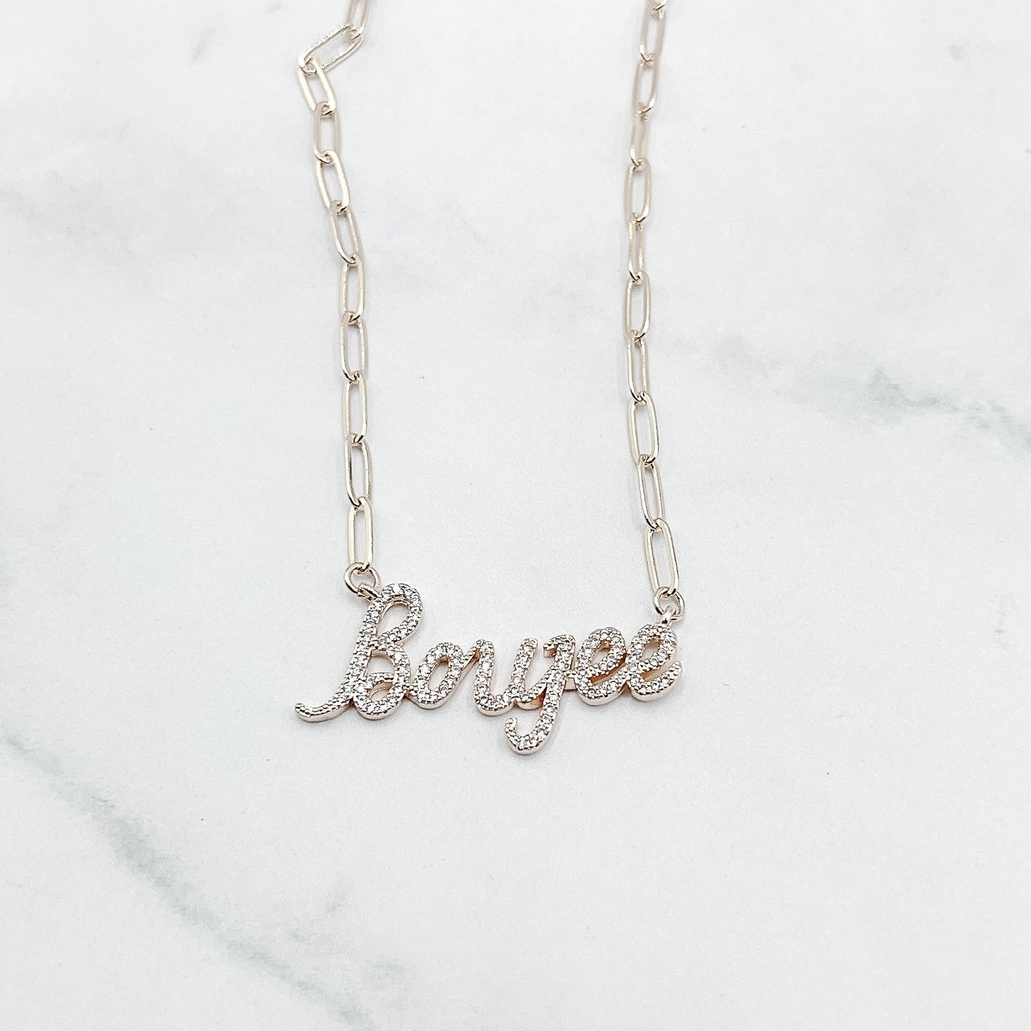 Gold "Boujee" necklace
