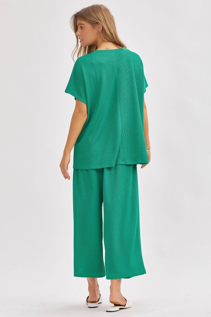 Palm Beach Travel Set in Kelly Green