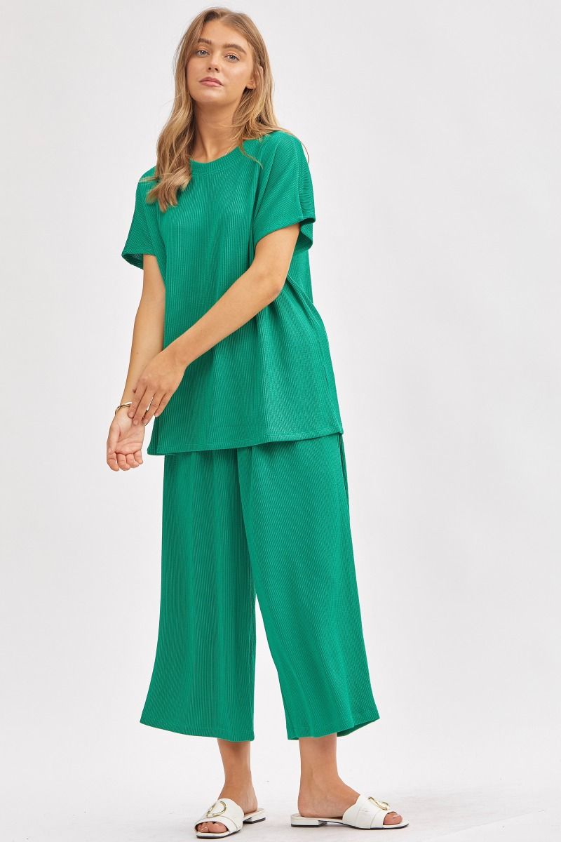 Palm Beach Travel Set in Kelly Green