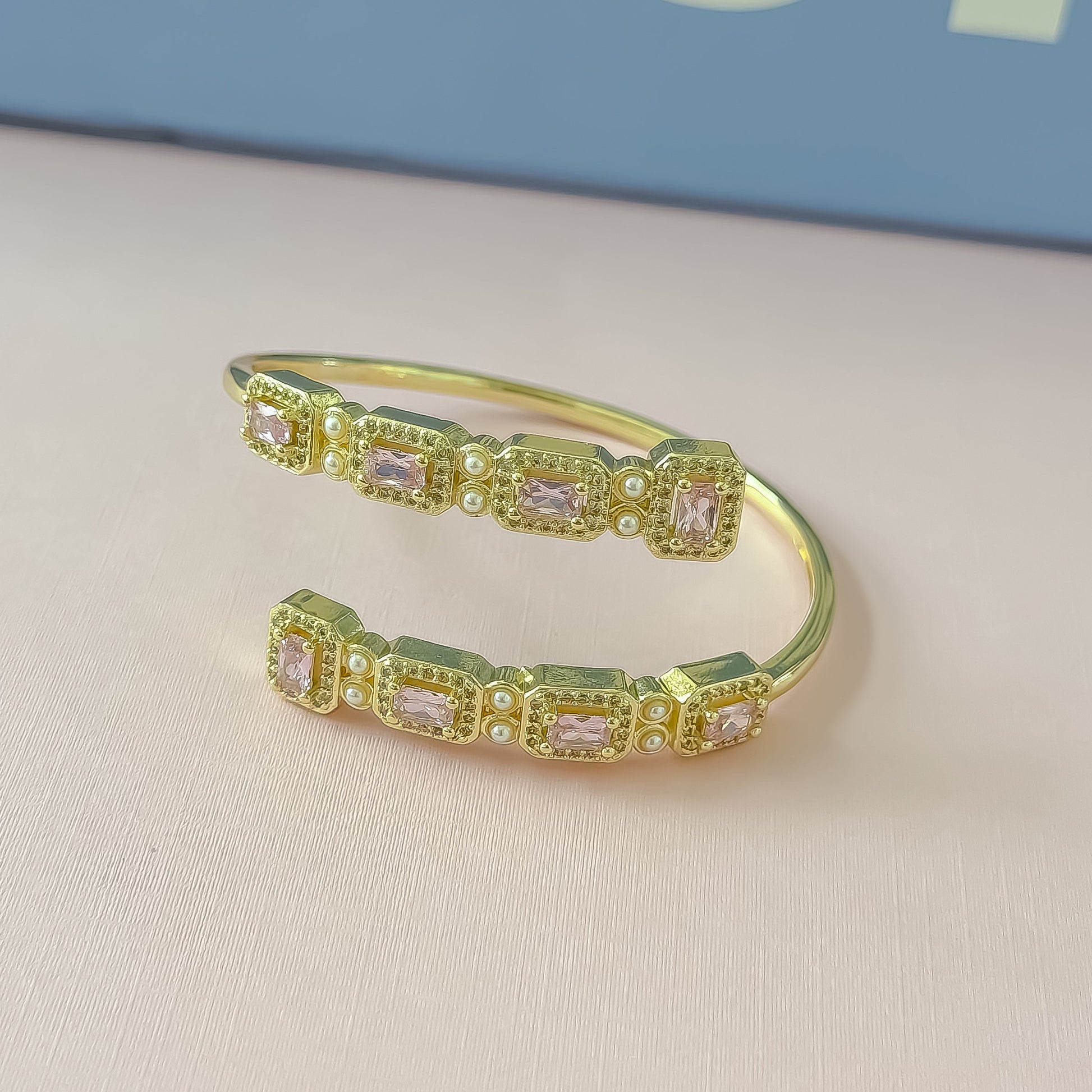 Blush Royale cuff ring