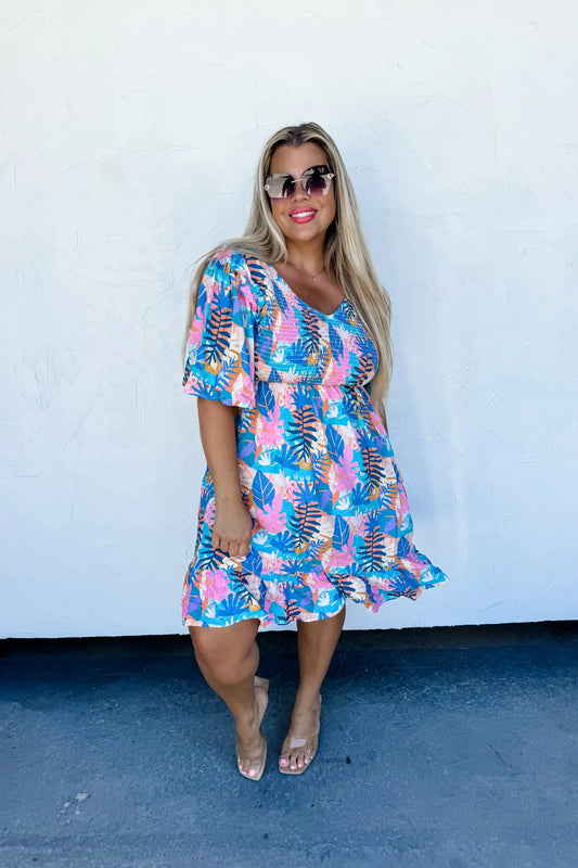 Cabana Days Smocked Dress