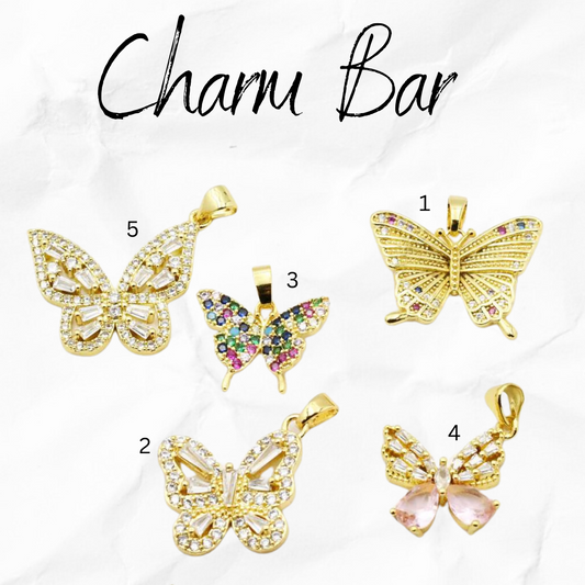 Butterfly charm collection