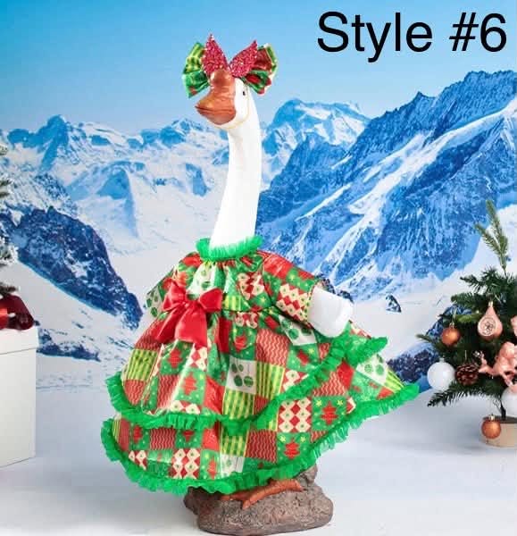 Festive Porch Goose Outfits