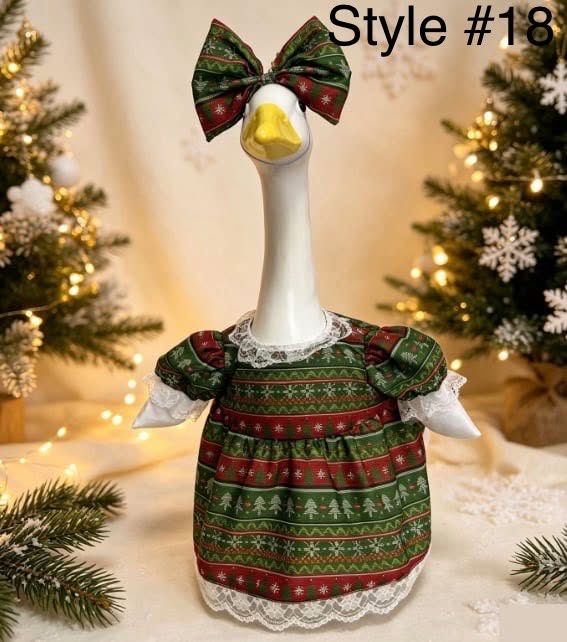 Festive Porch Goose Outfits