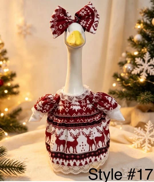 Festive Porch Goose Outfits