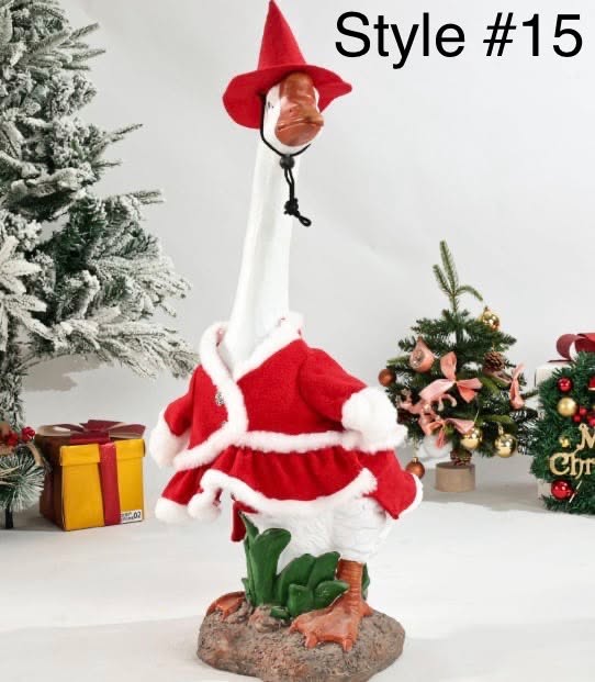 Festive Porch Goose Outfits