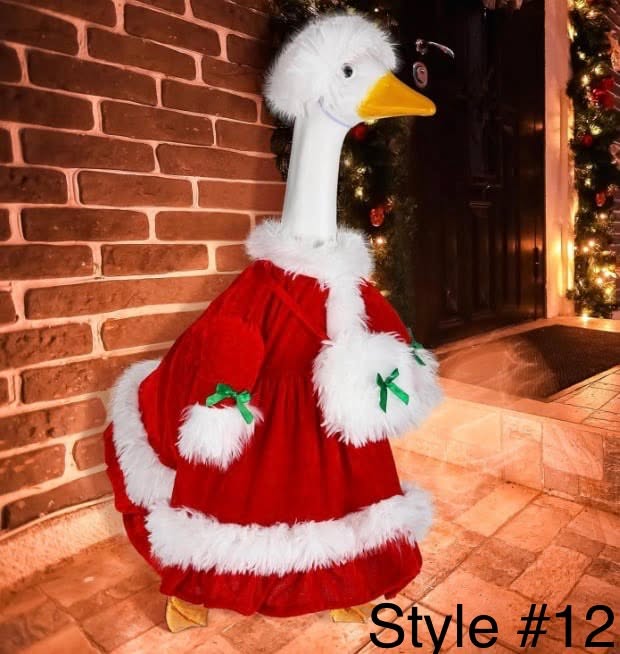 Festive Porch Goose Outfits
