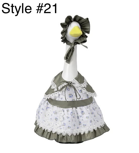 Festive Porch Goose Outfits