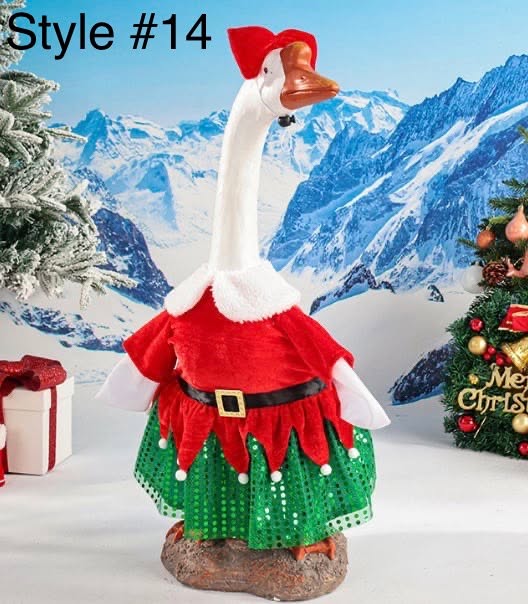 Festive Porch Goose Outfits