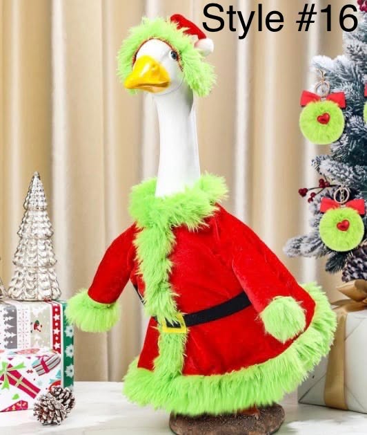 Festive Porch Goose Outfits