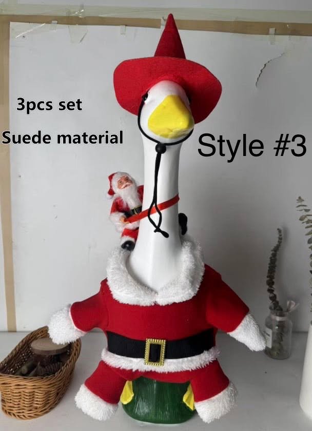 Festive Porch Goose Outfits