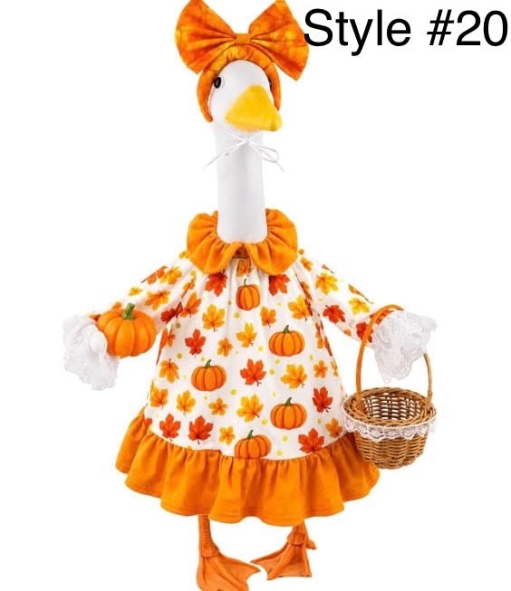 Festive Porch Goose Outfits