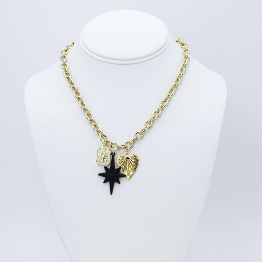 Black Space Necklace