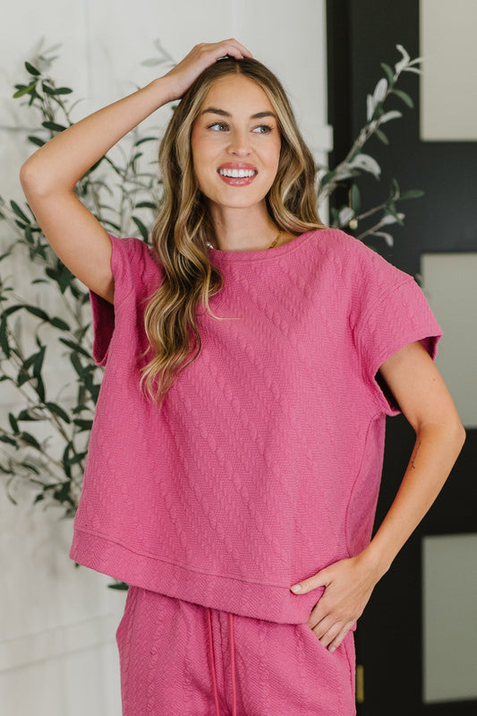 Cropped Flair bottoms in Pink By See and be Seen