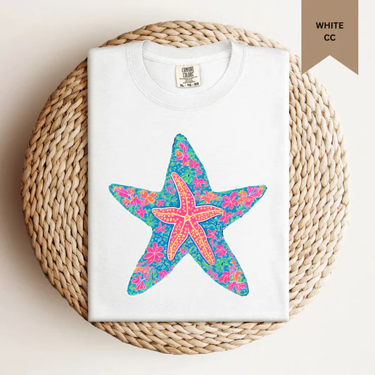 Floral Starfish Tee