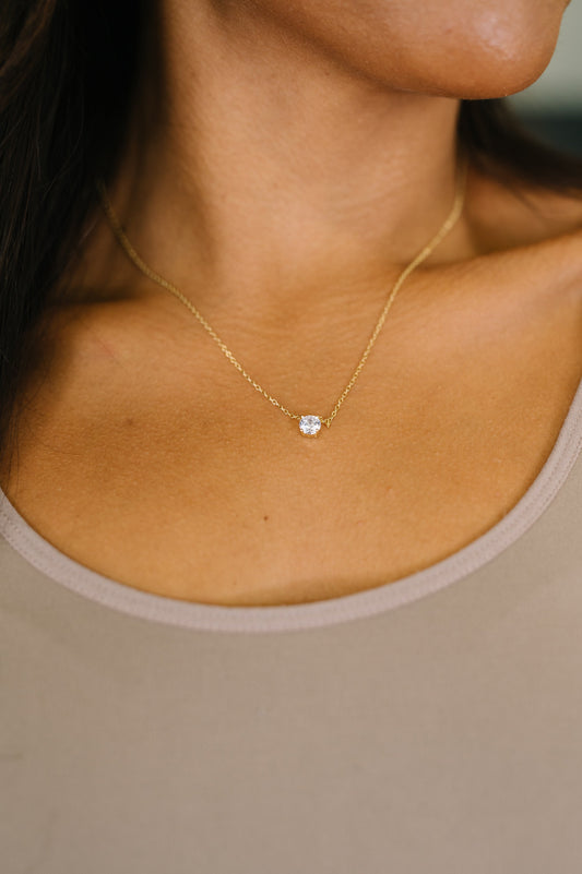 Dainty gold plated necklace 