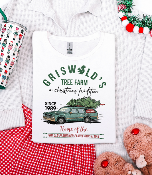 Griswold's Tree Farm Graphic Tee and Sweatshirt