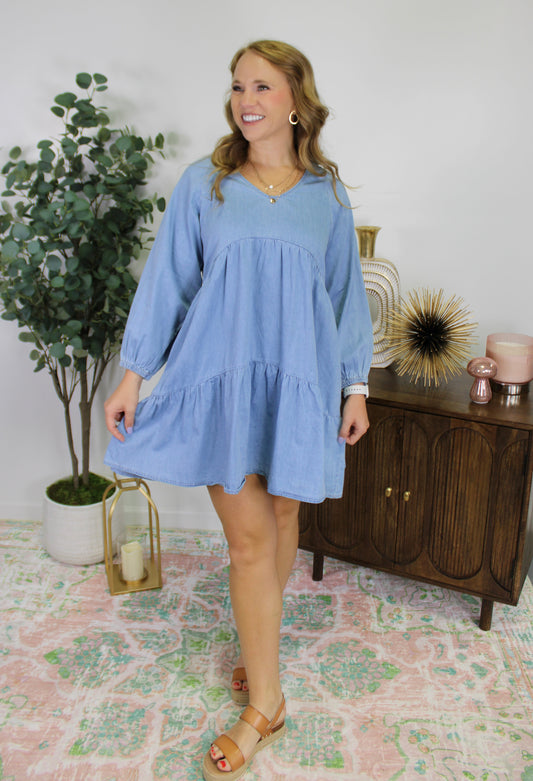 Light Denim Dress RTS