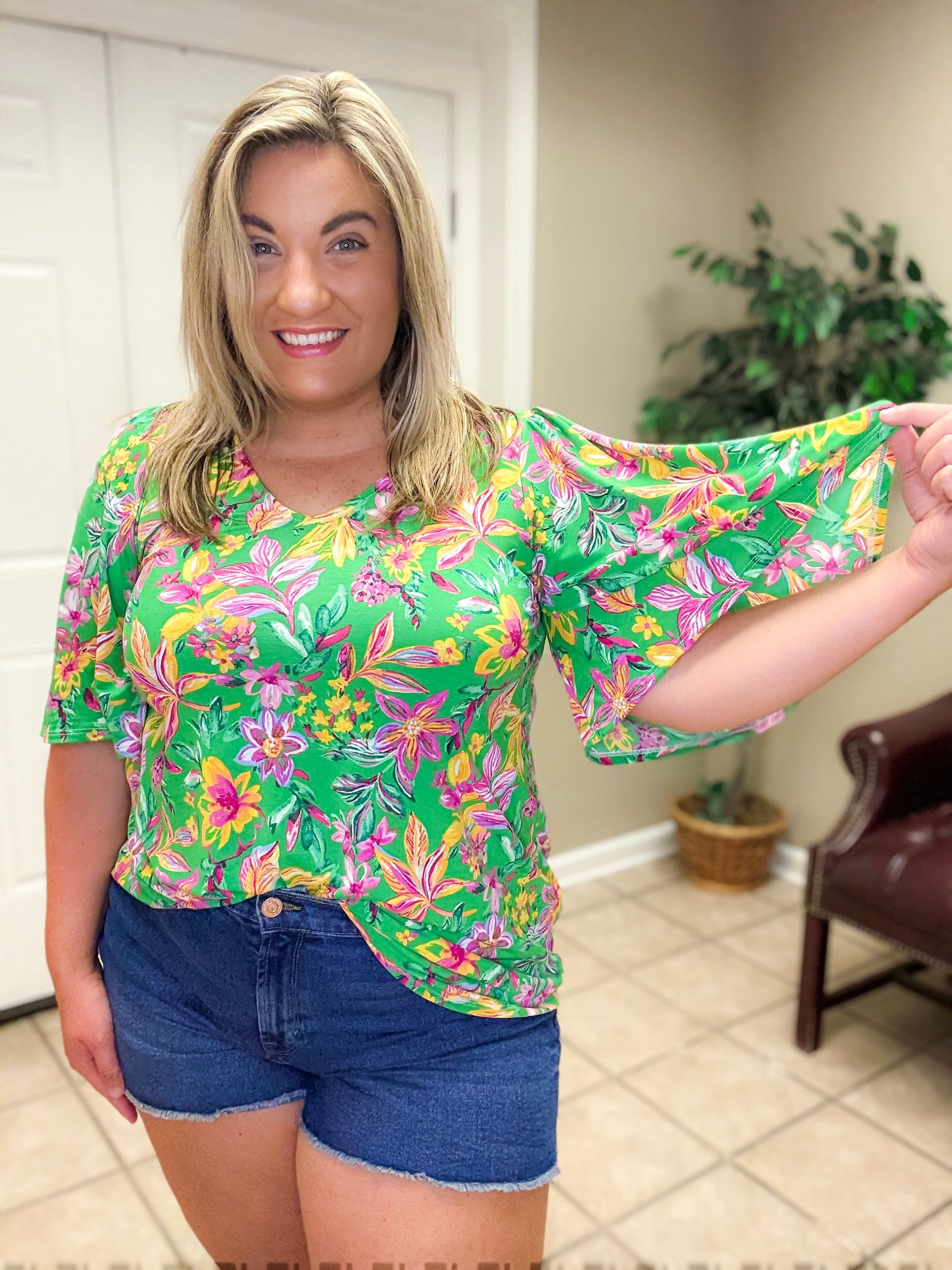 Cali Top in Kelly Greenby Dear Scarlett