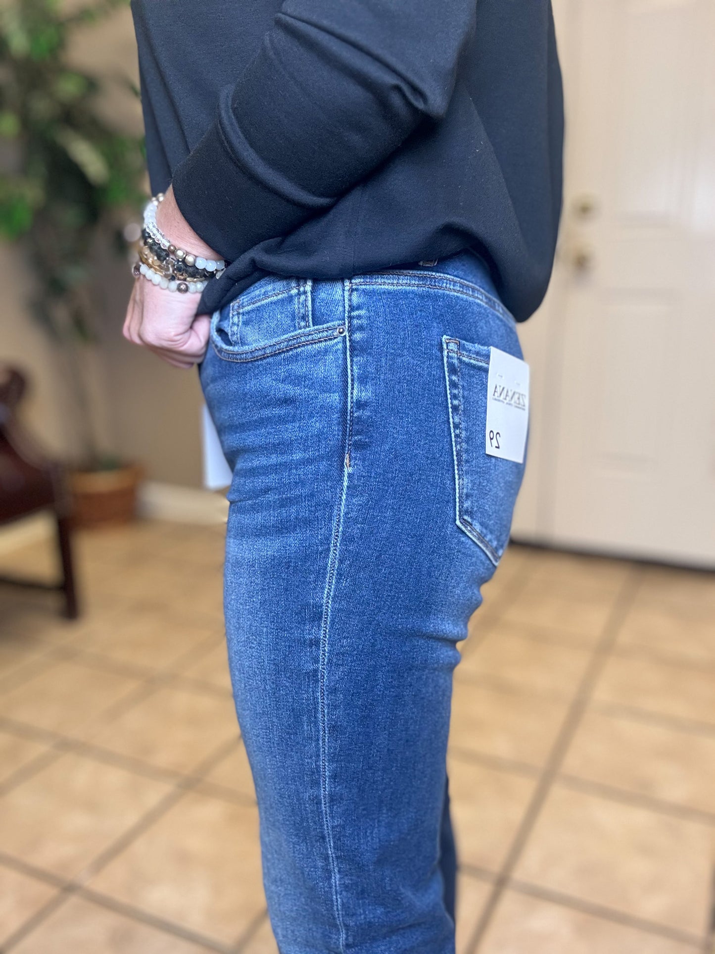 Dark Wash Bootcut Denim Jeans