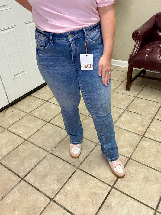 High Rise Premium Stretch Bootcut Jeans