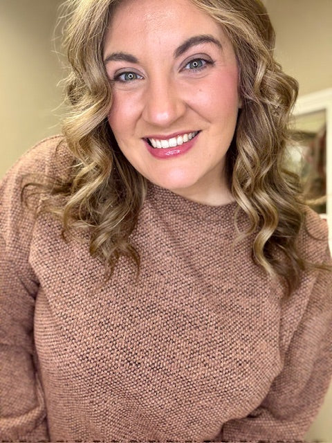 Round Neck Drop Shoulder Long sleeve Oversized Top