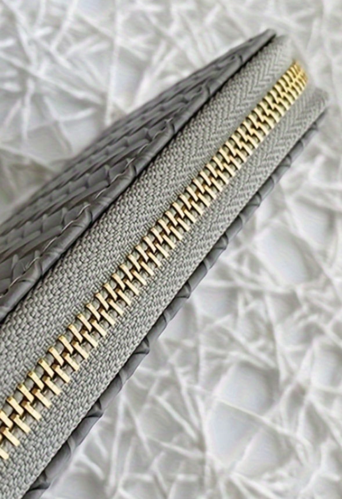 Grey Woven Wallet RTS