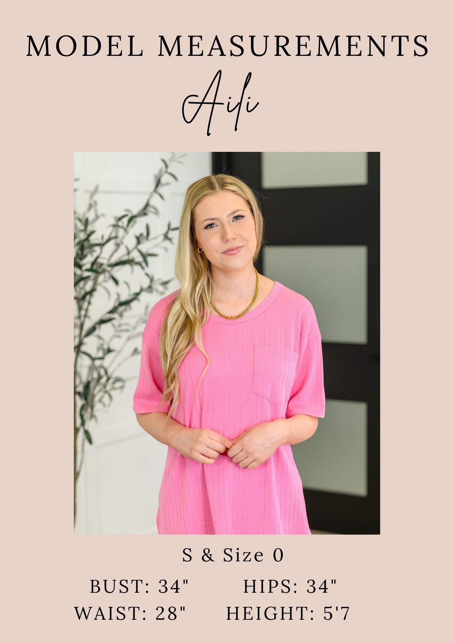 Hot Pink, short sleeve, Light-Mid Weight Knit
Banded, Round Neckline
Functional Front Patch Pocket
2” Side Slits
Back Center Seam
70% Polyester, 25% Rayon, 5% Spandex
True to Size Top by Andree by Unit