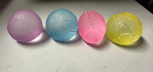 Colorful sports squishy toys including baseball, basketball, football and soccer ball slow-rise stress balls
